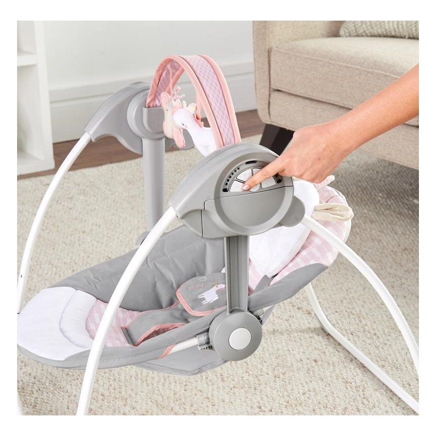 Balansoar cu sunete pentru bebeluși FLORA THE UNICORN Ingenuity