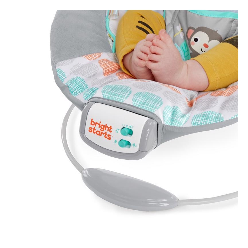 Balansoar cu vibrații și sunete pentru bebeluși WHIMSICAL WILD Bright Starts