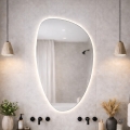Baltica Design - LED oglindă de perete pentru baie cu iluminare integrată STONE FLUID LED/15W/230V 4500K 92x55 cm IP65