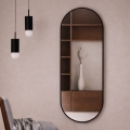 Baltica Design - Oglindă de perete TINY BORDER 140x60 cm neagră