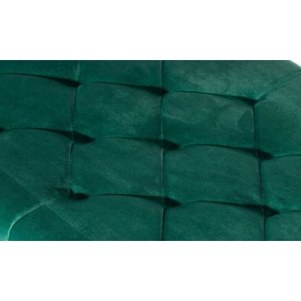Bancă matlasată SALIBA 50x97 cm aurie/verde