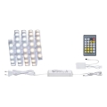Bandă dimabilă pentru baie LED/10W IP44 Paulmann 70623 MAXLED 1,5 m 2700-6500K 230V + telecomandă