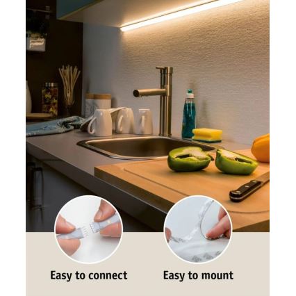 Bandă dimabilă pentru baie Paulmann 70672 LED/18W IP44 MAXLED 1,5m 2700K 230V