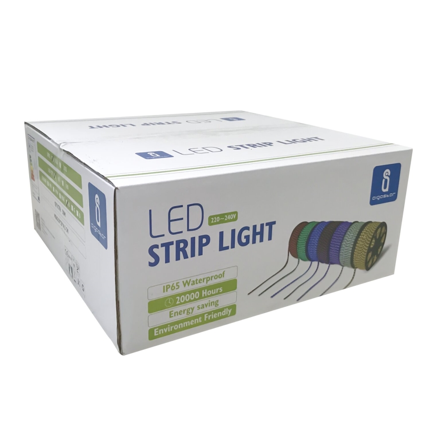 Bandă LED Aigostar 50m LED/300W/230V IP65 roșu