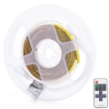 Bandă LED dimabilă Aigostar 2m LED/18W/24/230V 3000K + telecomandă