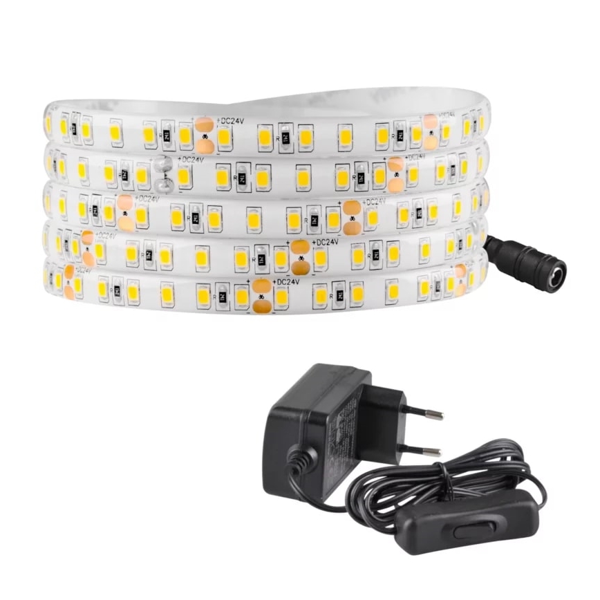 Banda LED pentru exterior 3m LED/23W/24V/230V 4000K IP65