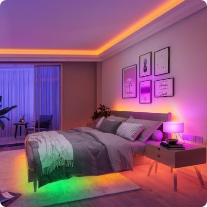 Bandă LED Govee Wi-Fi RGBIC Smart PRO 10m extra durabilă