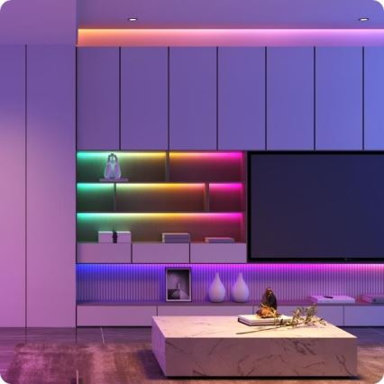 Bandă LED Govee Wi-Fi RGBIC Smart PRO 10m extra durabilă