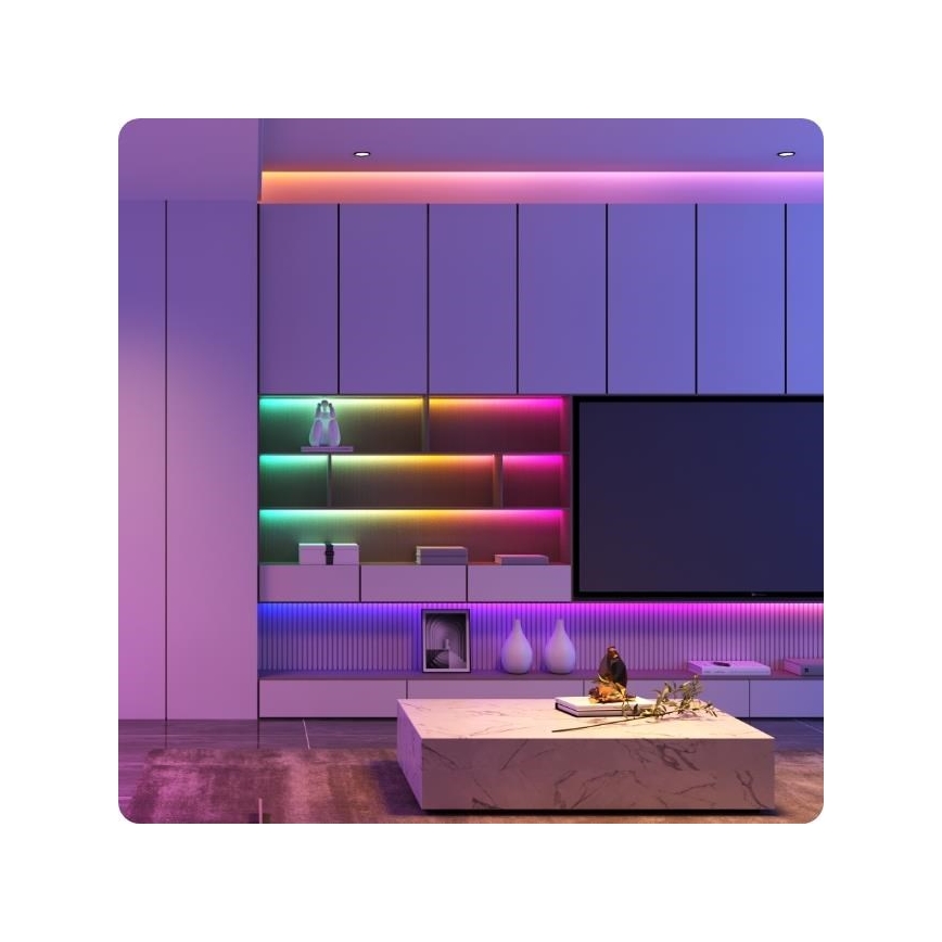 Bandă LED Govee Wi-Fi RGBIC Smart PRO 10m extra durabilă