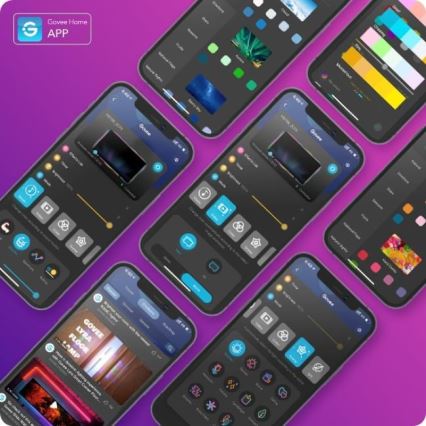 Bandă LED Govee Wi-Fi RGBIC Smart PRO 10m extra durabilă