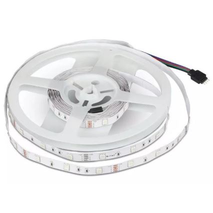 Bandă LED RGB 2x5m LED/4,8W/230V + telecomandă