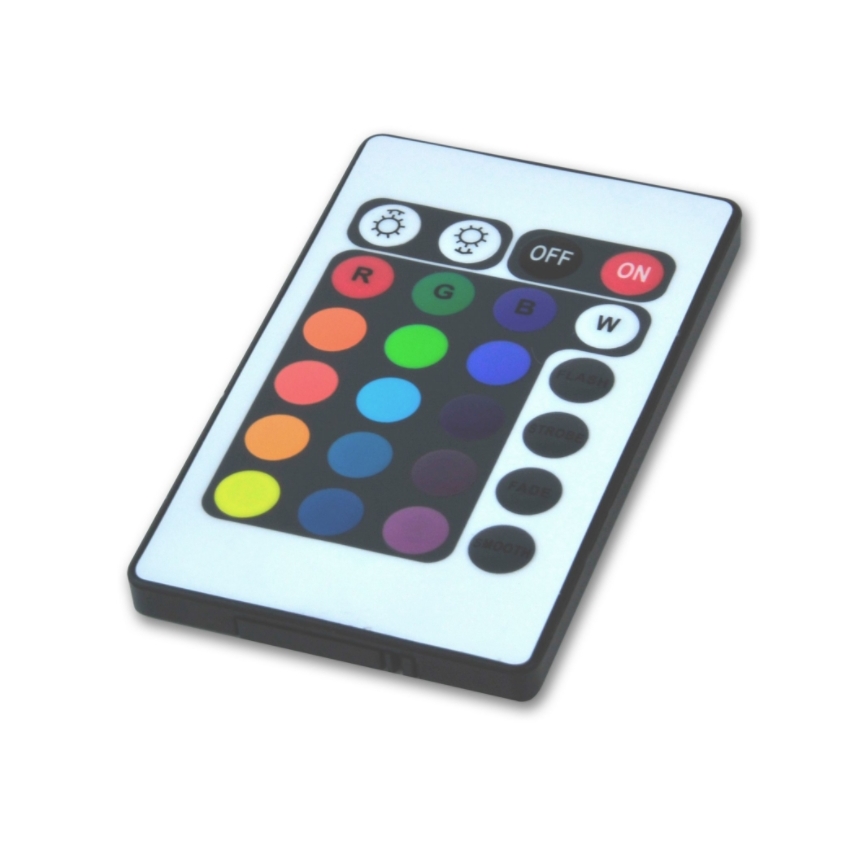 Banda LED RGB 5m + telecomanda + adaptor de alimentare 24W/12V