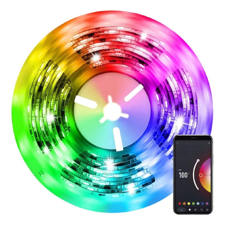 Bandă LED RGB+CCT dimabilă Immax NEO 07790L NEO SMART LED/15W/230V 3m IP65 Wi-Fi Tuya
