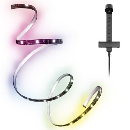 Bandă LED RGB dimabilă pentru televizor Ledvance FLEX AUDIO 2m LED/1,8W/5V + telecomandă