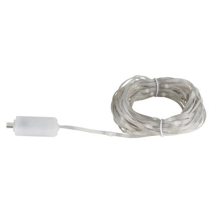 Bandă LED RGB Globo 50xLED/0,06W/5V 5 m 27 de funcții