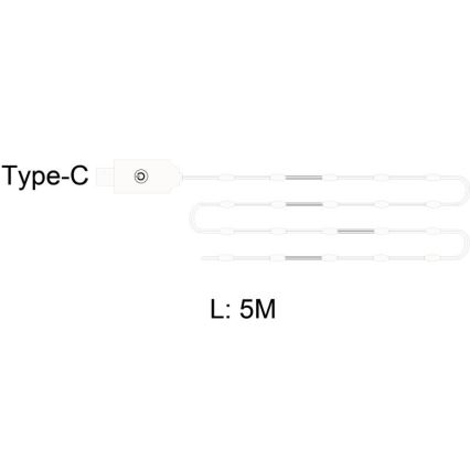 Bandă LED RGB Globo 50xLED/0,06W/5V 5 m 27 de funcții