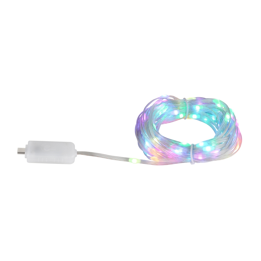 Bandă LED RGB Globo 100xLED/0,06W/5V 5 m 27 de funcții