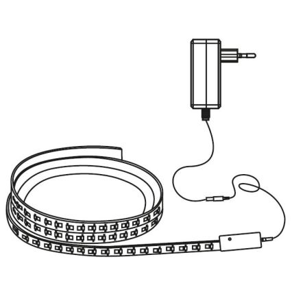 Banda LED RGB reglabilă LED/24W/230V 5m 3000-6000K Wi-Fi Tuya