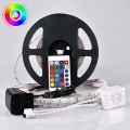 Bandă LED RGB reglabilă pentru exterior 5m LED/14W/12V IP65 + telecomandă