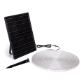 Bandă LED RGB solară dimabilă LED/20W/3,2V 20 m IP65 20000 mAh + telecomandă