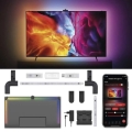Bandă LED RGBIC pentru televizor GoSmart LED/24W/230V 75“