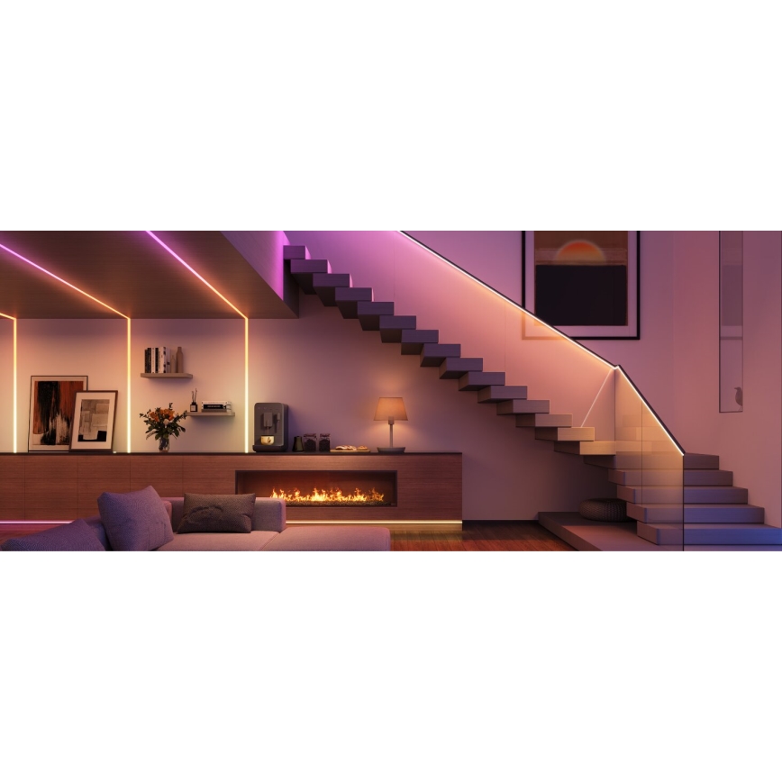 Bandă LED RGBICW dimabilă Govee COB 3780 diode 3m Wi-Fi Matter