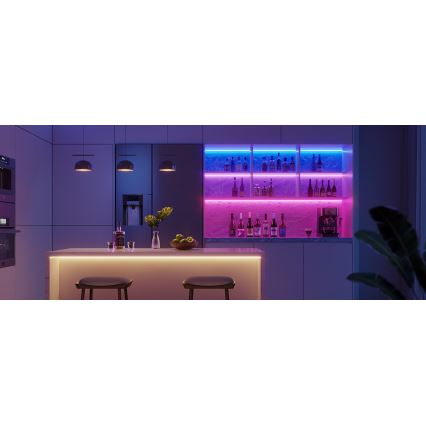 Bandă LED RGBICW dimabilă Govee COB 3780 diode 3m Wi-Fi Matter