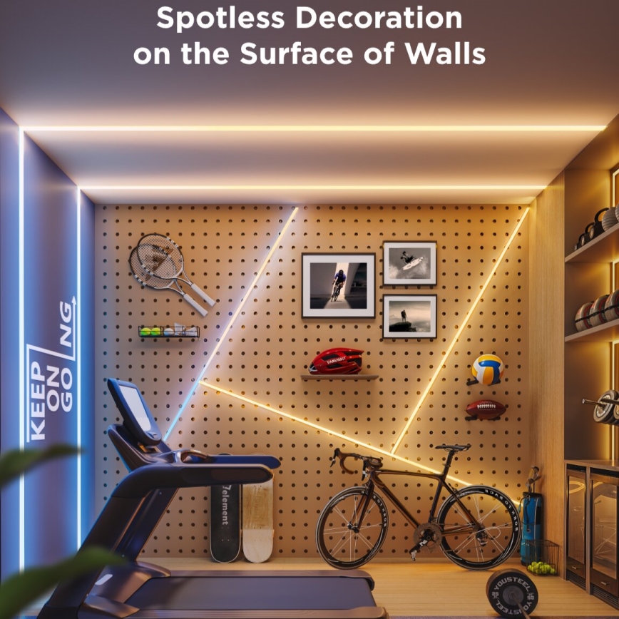 Bandă LED RGBICW dimabilă Govee COB 3780 diode 3m Wi-Fi Matter
