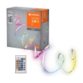 Bandă LED RGBW dimabilă FLEX 3m LED/10W/230V Ledvance + telecomandă