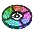 Bandă LED RGBW inteligentă dimabilă 5m LED/230V 2700-6500K Wi-Fi Tuya + telecomandă