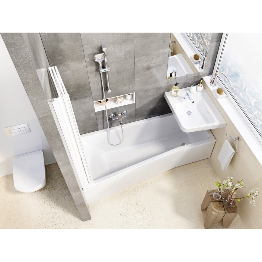 Bară de duș Ravak X07P012, 66,5 cm, crom lucios