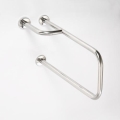 Bară de sprijin 23,5 x 38 cm, inox/argintiu