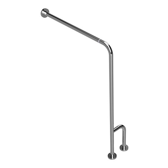 Bară de sprijin din oțel inoxidabil, 23 x 86,6 cm, argintiu