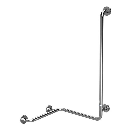 Bară de sprijin pentru duș 58 x 118 cm, inox, argintiu