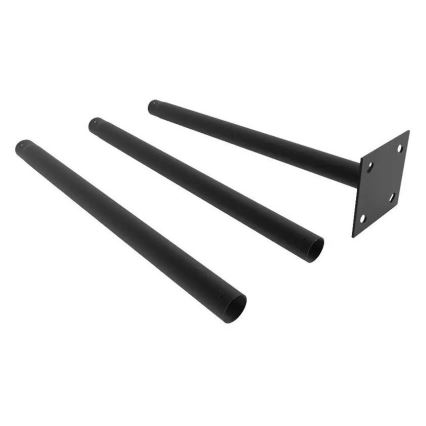 Bară metalică cu suport pentru lampă solară, 3 m