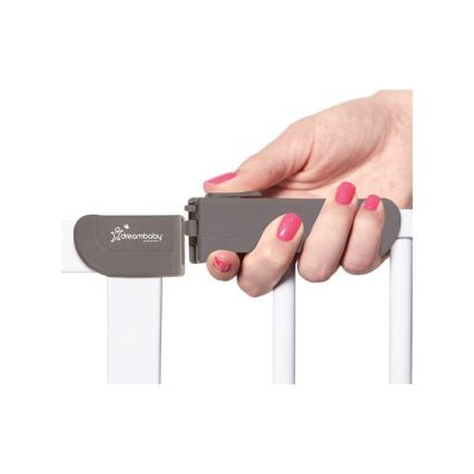 Barieră de siguranță AVA 75-81 cm albă Dreambaby