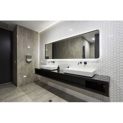 BAT-B0969 - Baterie încastrată pentru lavoar LUNGO, negru mat