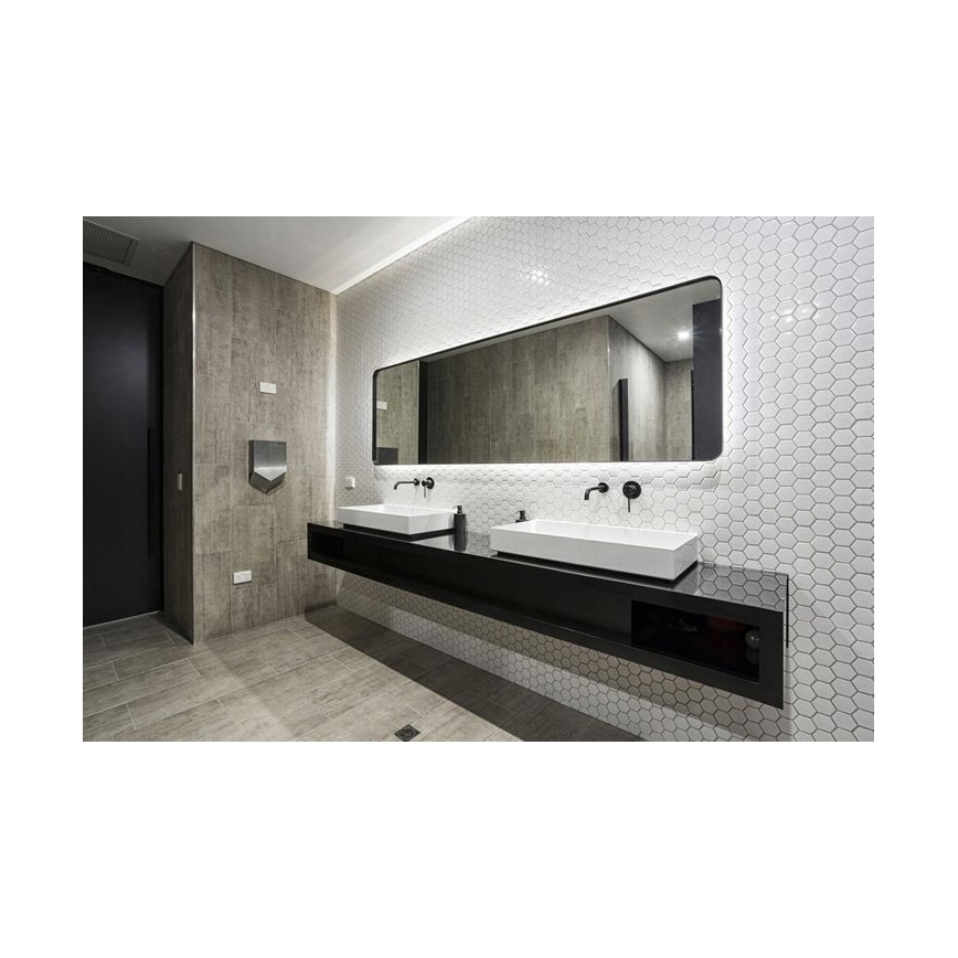 BAT-B0969 - Baterie încastrată pentru lavoar LUNGO, negru mat