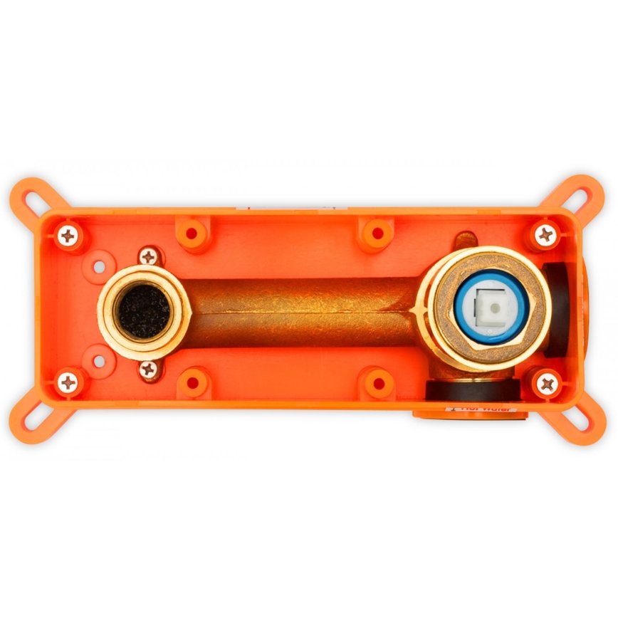 BAT-B0969 - Baterie încastrată pentru lavoar LUNGO, negru mat