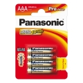 Baterie alcalină Panasonic 4 buc. AAA Pro Power 1,5V 1200 mAh