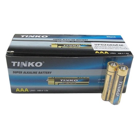 Anyways Pathological Seem Baterie alcalină TINKO AAA 1,5V 60 buc. | Luminam