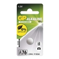 Baterie buton alcalină A76 GP ALKALINE 1,5V/110 mAh
