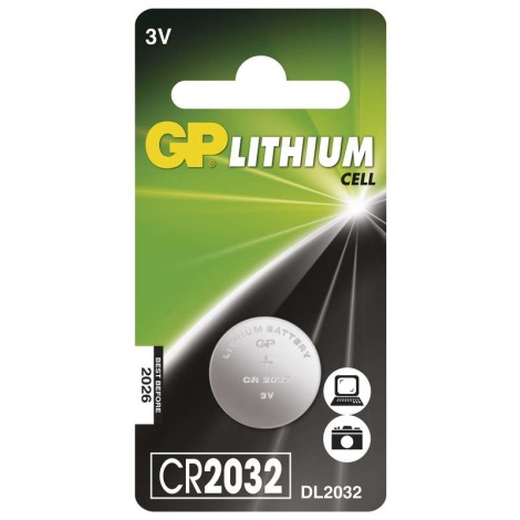 Baterie buton cu litiu CR2032 GP LITHIUM 3V/220 mAh