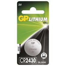 Baterie buton cu litiu CR2430 GP LITHIUM 3V/300 mAh