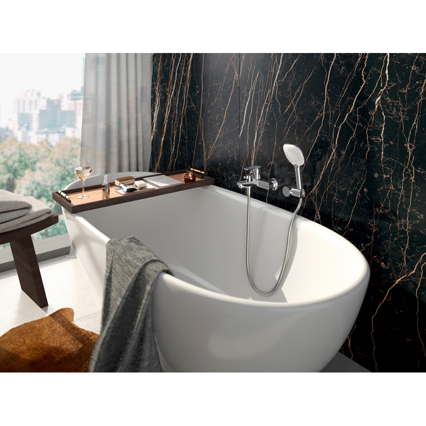 Baterie de cadă Novaservis METALIA crom lucios