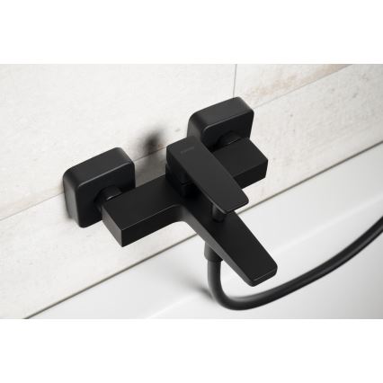 Baterie de cadă TURSI Sapho, negru mat