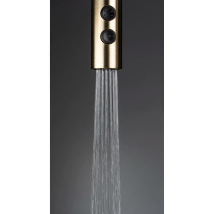 Baterie de chiuvetă cu cap de duș detașabil Deante BQO_R72M OLFATO auriu periat