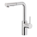 Baterie de chiuvetă cu cap de duș extractibil KFA Armatura 6623-110-22 DUERO BASIC oțel inoxidabil