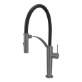 Baterie de chiuvetă cu pipă flexibilă Deante BRC_D72M CORDA titan