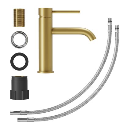 Baterie de lavoar BATH DELUXE 28-018-01-70-02 SOVANG 18,3 cm alamă periată